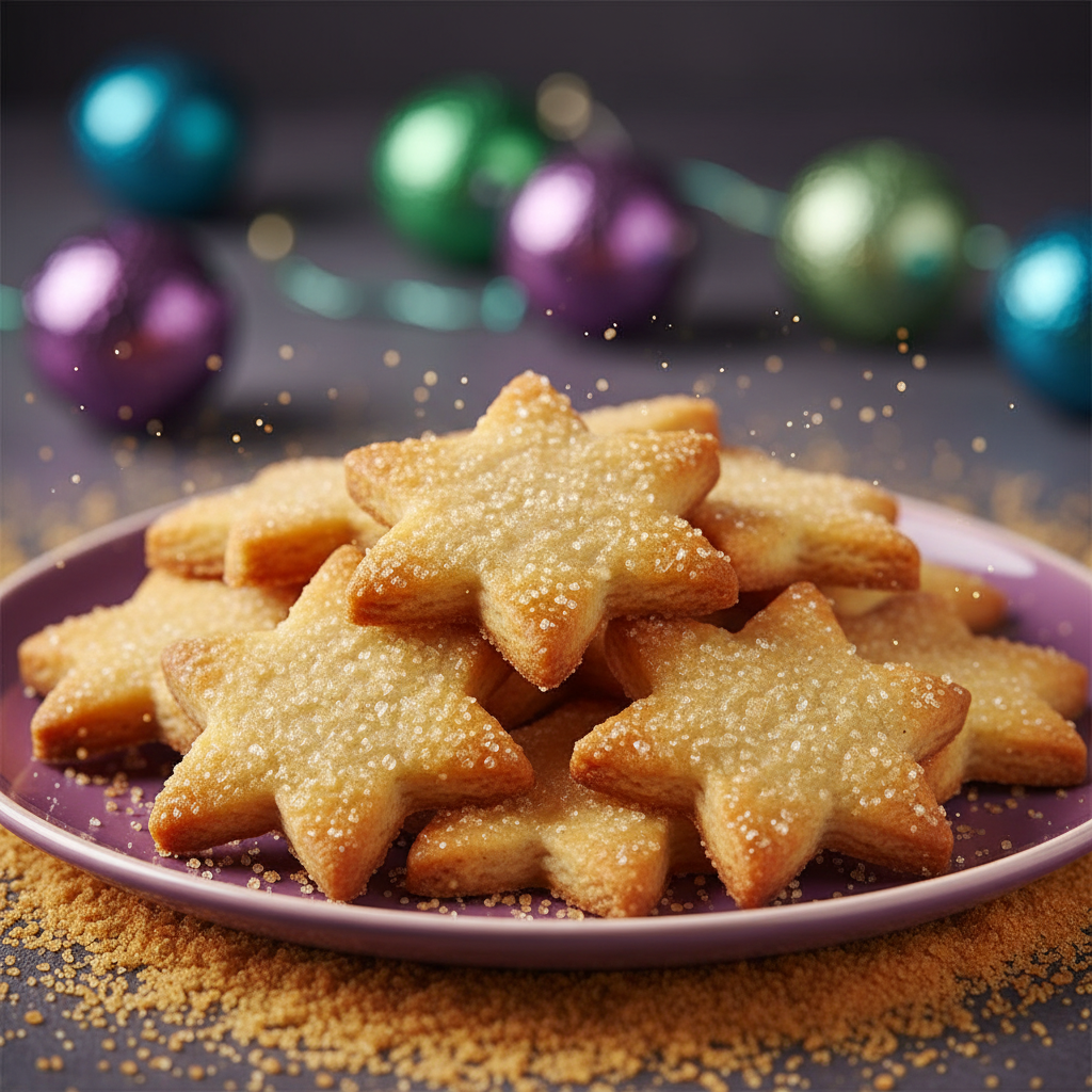 Cookies em formato de estrelas: as Estrelinhas Crocantes da Mafe